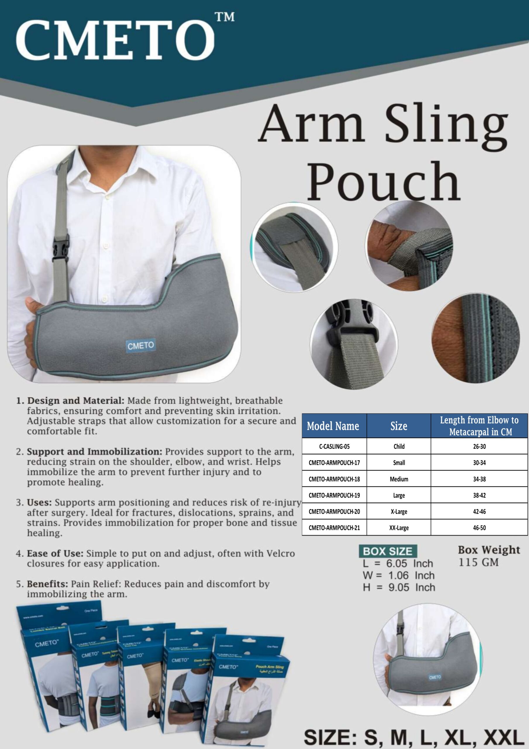 Arm Sling Pouch