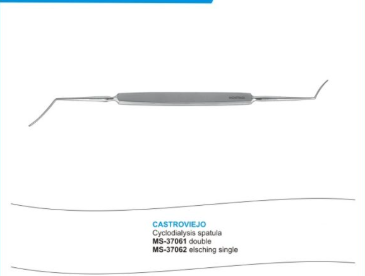 Castroviejo Cyclodialysis Spatula