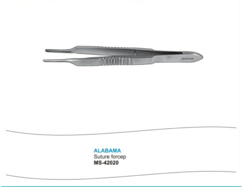 Alabama Suture Forcep