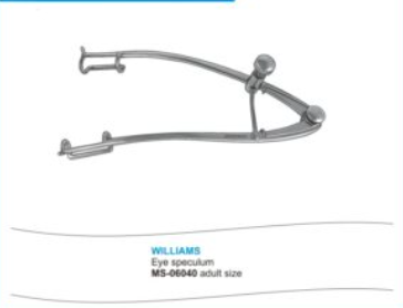 Williams Eye Speculum