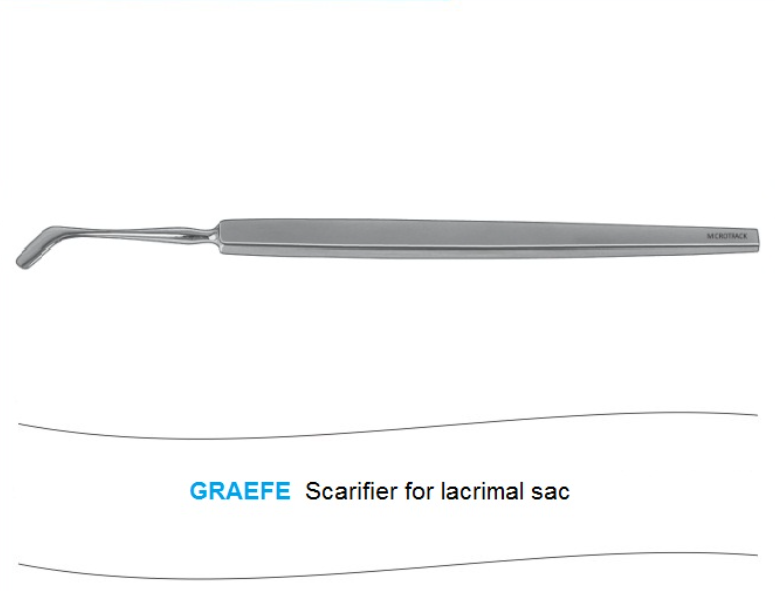 Graefe Scarifier For Lacrimal Sac