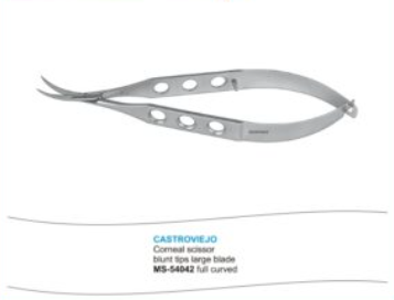 Castroviejo Corneal Scissor