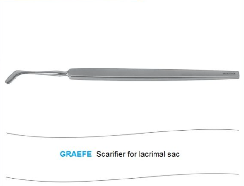 Graefe Scrafier for Lacrimal Sac