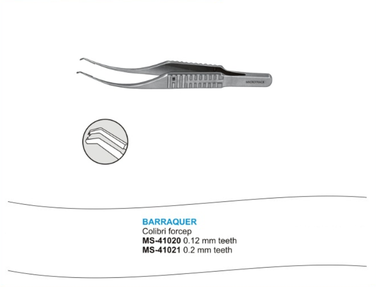 Barraquer Colibri Forcep